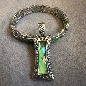 Lia Sophia. Greek Isle pendant and bracelet.